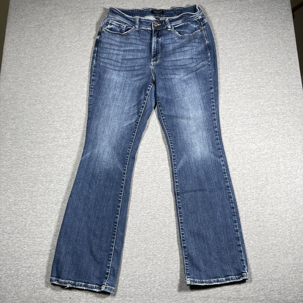 Judy Blue Bootcut Pants Womens 16W Blue Denim Ankle Cowboy Ranch Western